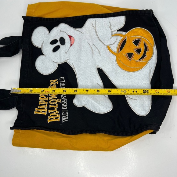 Walt Disney World Happy Halloween Mickey Canvas Tote Trick-or-Treat Bag VINTAGE - Picture 11 of 12